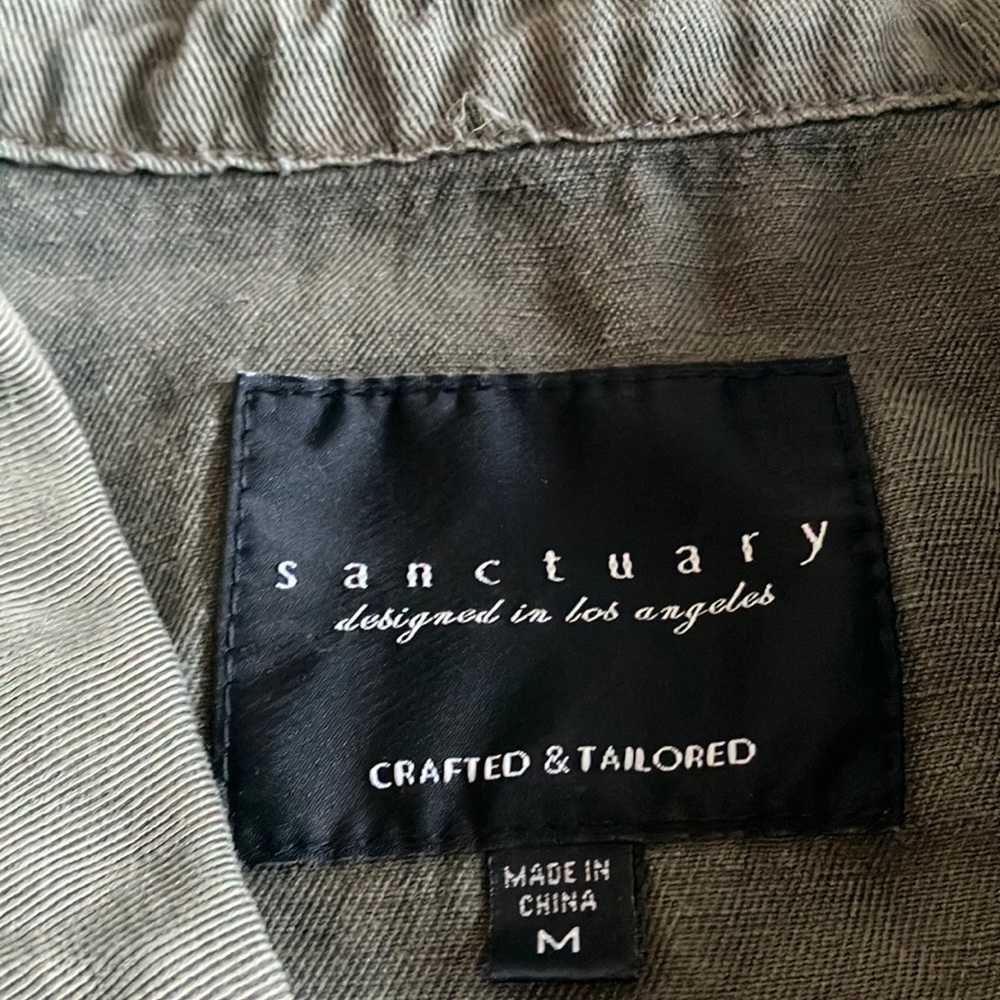 Sanctuary Green Jumpsuit with Elastic Waist - Picture 2 of 10